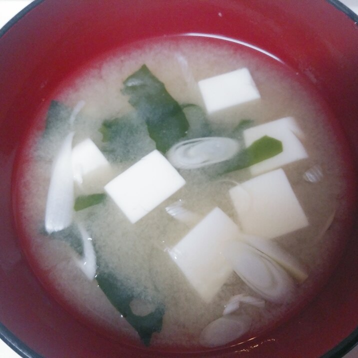 豆腐とわかめの味噌汁☆